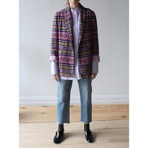 Raquel Allegra Lilac Stripe Country Blazer